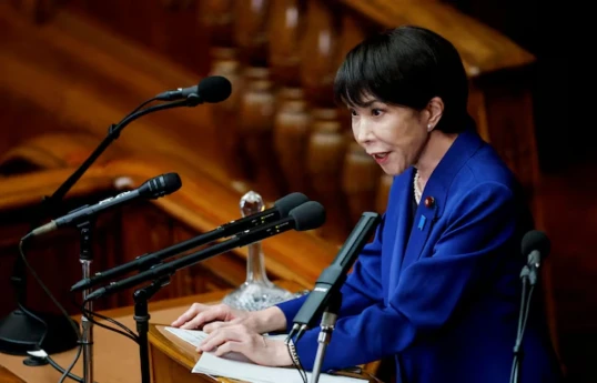 Japan's Prime Minister Sanae Takaichi