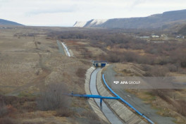 7,000 hectares of farmland and orchards irrigated from Khachinchay Reservoir in Aghdam -PHOTO 