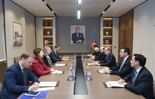Azerbaijani FM briefs EU official on Azerbaijan-Armenia peace process