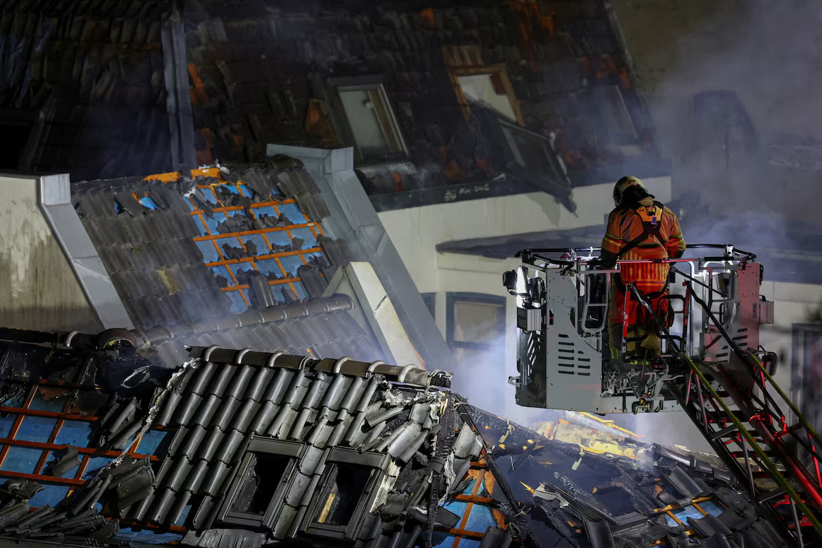 Gas leak blast demolishes houses in Dutch town of Utrecht, no deaths reported