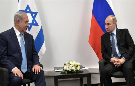 Benjamin Netanyahu, Israeli PM and Vladimir Putin, Russian President