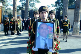 Azerbaijan's National Hero Shahin Taghiyev laid to rest at Military Memorial Cemetery -PHOTO 
