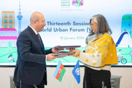Azerbaijan and UN-Habitat sign logistics agreement for World Urban Forum 13