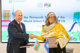 Azerbaijan and UN-Habitat sign logistics agreement for World Urban Forum 13