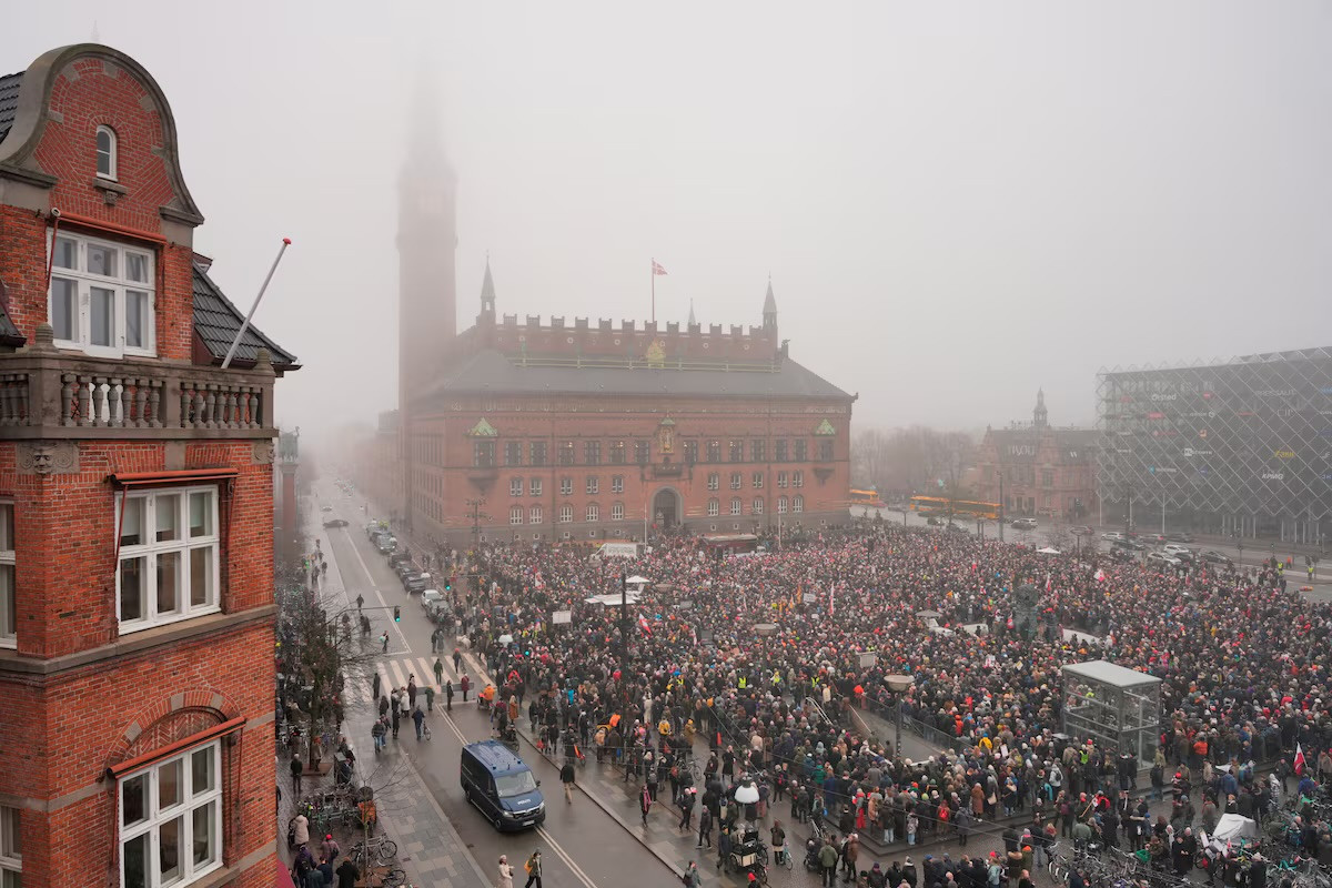 Protesters rally in Denmark and Greenland against Trump annexation threat