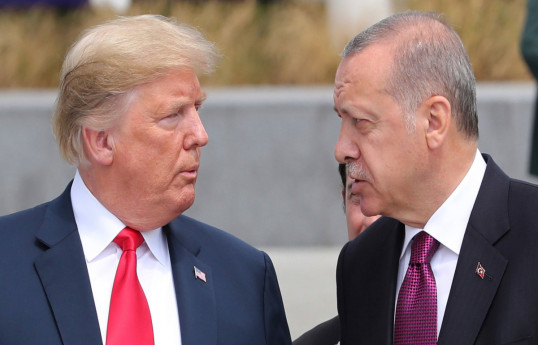 Donald Trump, US President and Recep Tayyip Erdoğan, Turkish President