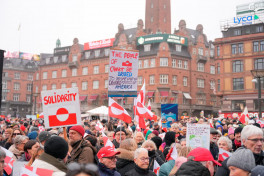 Protesters rally in Denmark and Greenland against Trump annexation threat