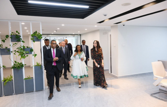 Leyla Aliyeva visits MESOB One-Stop Service Center in Ethiopia