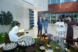 Leyla Aliyeva visits Ethiopian Science Museum