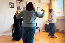 Rehearsals begin for Chekhov’s “The Bear” in Baku