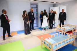 Leyla Aliyeva visits MESOB One-Stop Service Center in Ethiopia