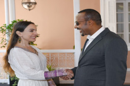 Leyla Aliyeva meets with Ethiopian Prime Minister