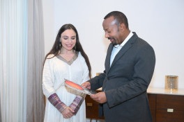 Leyla Aliyeva meets with Ethiopian Prime Minister