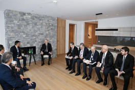 President Ilham Aliyev met with Chairman of Brazil’s BTG Pactual in Davos