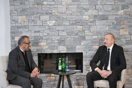 President Ilham Aliyev met with Director-General of the World Health Organization in Davos