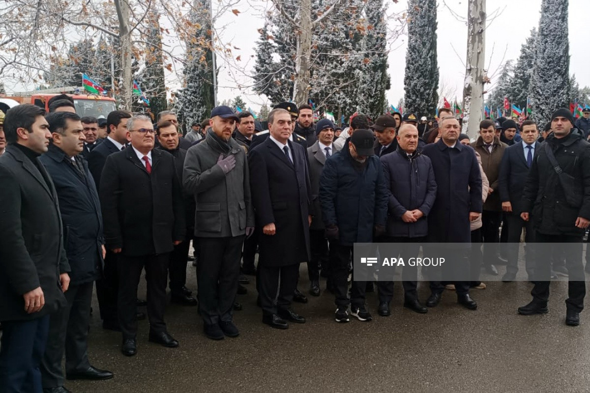 Bilal Erdogan, son of President of Türkiye, visited Alley of Martyrs in Ganja-PHOTO 