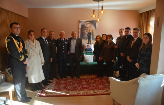 Azerbaijani delegation has visited the family of a soldier martyred in Turkish C-130 aircraft crash-PHOTO 