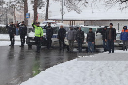 Flags lowered to half-mast in Azerbaijan's Khankendi, Khojaly and Aghdara -PHOTO 