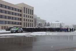 Flags lowered to half-mast in Azerbaijan's Khankendi, Khojaly and Aghdara -PHOTO 
