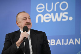 President Ilham Aliyev was interviewed by Euronews TV in Davos -PHOTO -UPDATED 
