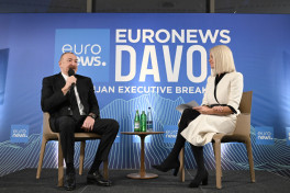 President Ilham Aliyev was interviewed by Euronews TV in Davos -PHOTO -UPDATED 