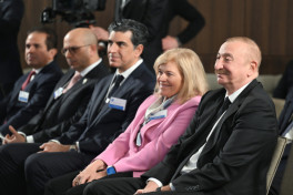 President Ilham Aliyev was interviewed by Euronews TV in Davos -PHOTO -UPDATED 