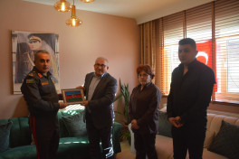 Azerbaijani delegation has visited the family of a soldier martyred in Turkish C-130 aircraft crash-PHOTO 