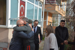 Azerbaijani delegation has visited the family of a soldier martyred in Turkish C-130 aircraft crash-PHOTO 