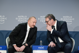 President Ilham Aliyev participated in panel session on “Defining Eurasia's Economic Identity” in Davos-UPDATED 