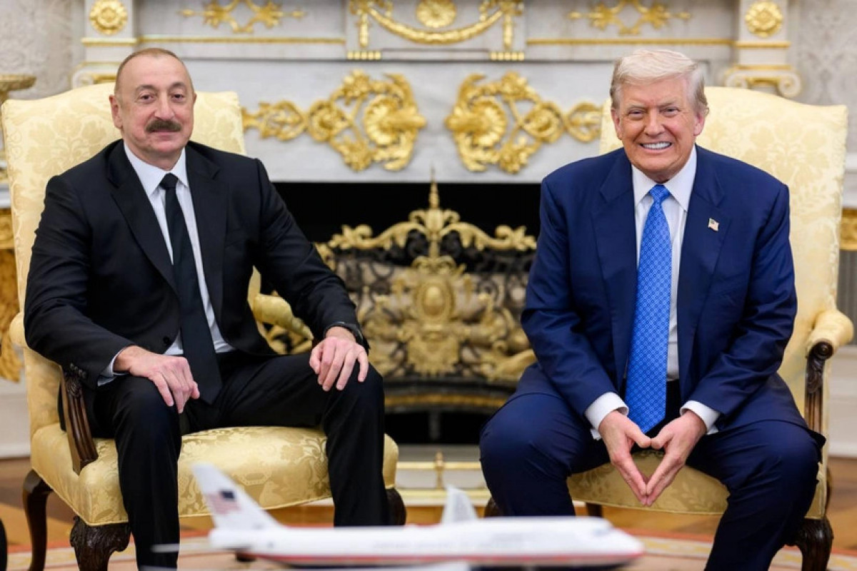 Ilham Aliyev, President of the Republic of Azerbaijan, and Donald J. Trump, President of the United States of America