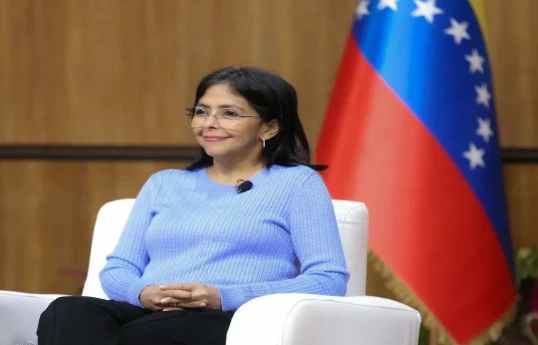 Venezuela's interim president Delcy Rodriguez