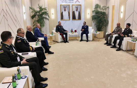Chief of General Staff of Azerbaijan Army meets Qatar’s military leadership
