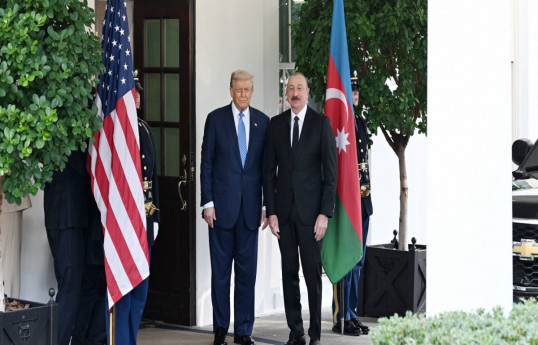 Donald Trump, US President and Ilham Aliyev, President of the Republic of Azerbaijan