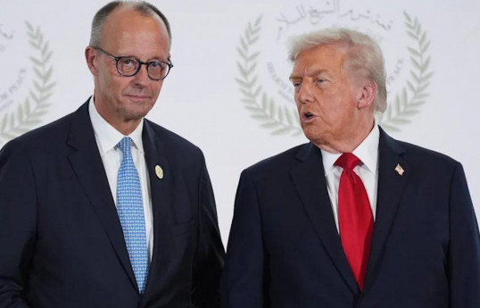 German Chancellor Friedrich Merz and US President Donald Trump