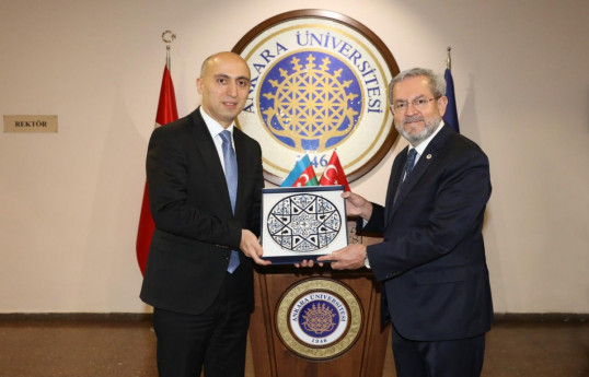 Emin Amrullayev met with Turkish Minister of National Education