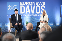 President Ilham Aliyev attended “Azerbaijan Executive Breakfast” event in Davos