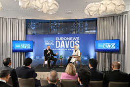 President Ilham Aliyev attended “Azerbaijan Executive Breakfast” event in Davos