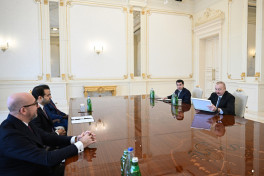President Ilham Aliyev received delegation of the Zayed Award for Human Fraternity