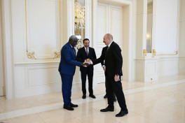 President Ilham Aliyev received delegation of the Zayed Award for Human Fraternity