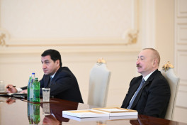 President Ilham Aliyev received delegation of the Zayed Award for Human Fraternity