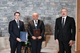 President Ilham Aliyev met with President of Brookfield Asset Management in Davos