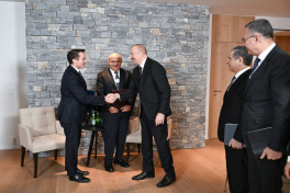 President Ilham Aliyev met with President of Brookfield Asset Management in Davos