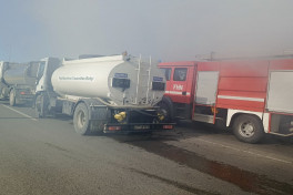 Fire at commercial property on Ziya Bunyadov Avenue in Baku fully extinguished -PHOTO -VIDEO 