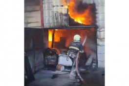 Fire at commercial property on Ziya Bunyadov Avenue in Baku fully extinguished -PHOTO -VIDEO 