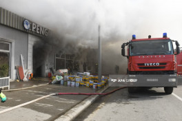 Fire at commercial property on Ziya Bunyadov Avenue in Baku fully extinguished -PHOTO -VIDEO 