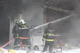 Fire at commercial property on Ziya Bunyadov Avenue in Baku fully extinguished -PHOTO -VIDEO 