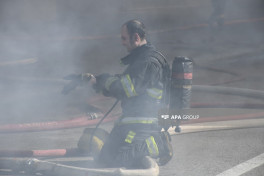 Fire at commercial property on Ziya Bunyadov Avenue in Baku fully extinguished -PHOTO -VIDEO 