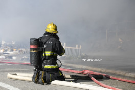 Fire at commercial property on Ziya Bunyadov Avenue in Baku fully extinguished -PHOTO -VIDEO 