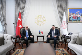 Emin Amrullayev met with Turkish Minister of National Education
