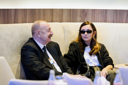 President Ilham Aliyev participated in panel session as part of World Economic Forum